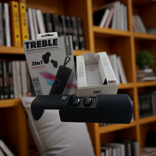 TnB Treble SoundMAX – 3-in-1 Wireless Speaker & TWS Earphones