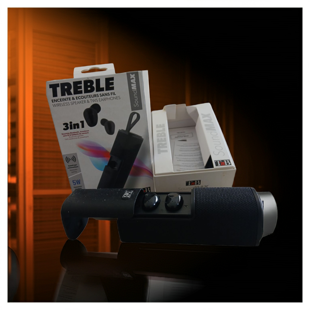 TnB Treble SoundMAX – 3-in-1 Wireless Speaker & TWS Earphones