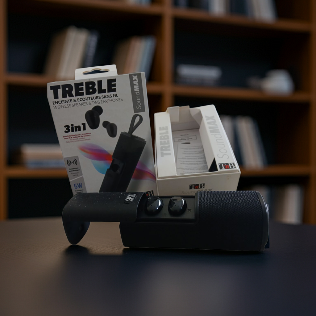 TnB Treble SoundMAX – 3-in-1 Wireless Speaker & TWS Earphones