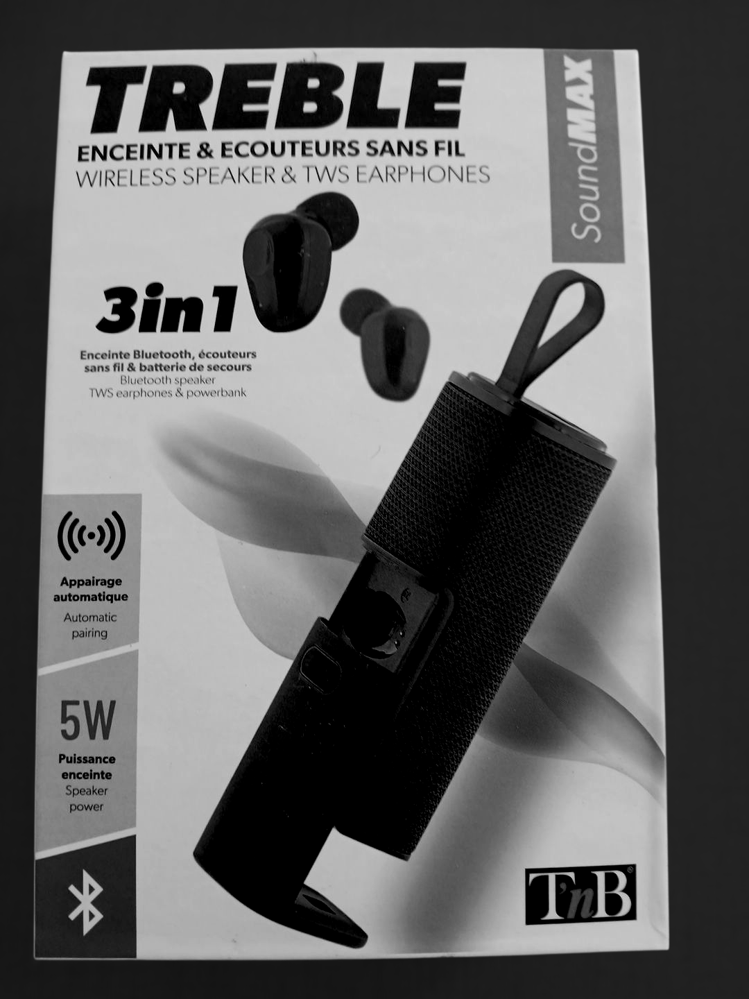 TnB Treble SoundMAX – 3-in-1 Wireless Speaker & TWS Earphones
