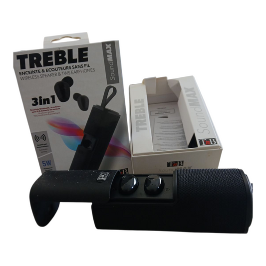 TnB Treble SoundMAX – 3-in-1 Wireless Speaker & TWS Earphones
